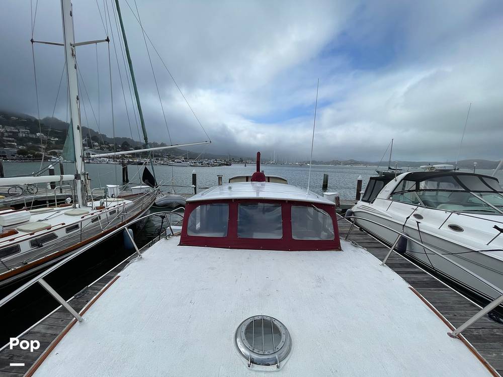 Slide: The Image of Ed Monk Tri Cabin Canoe Stern Diesel Motor Yacht 1951 - 14722945