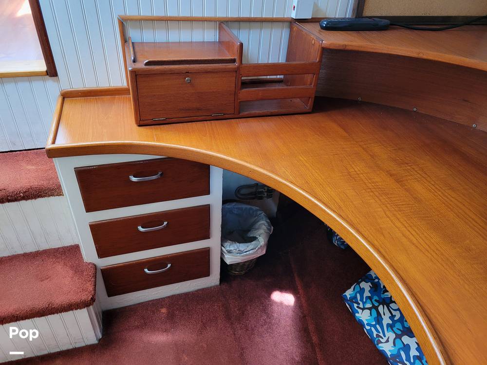 Slide: The Image of Ed Monk Tri Cabin Canoe Stern Diesel Motor Yacht 1951 - 14784970