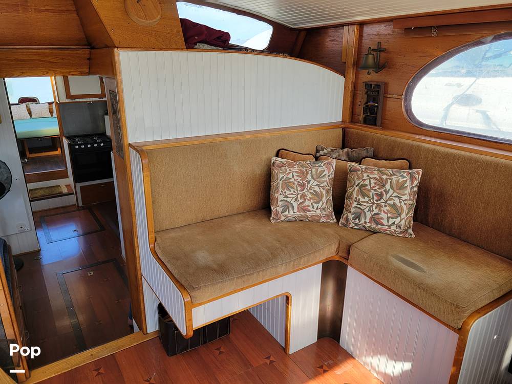 Slide: The Image of Ed Monk Tri Cabin Canoe Stern Diesel Motor Yacht 1951 - 14784973
