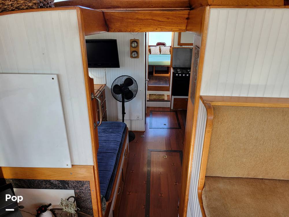 Slide: The Image of Ed Monk Tri Cabin Canoe Stern Diesel Motor Yacht 1951 - 14784975