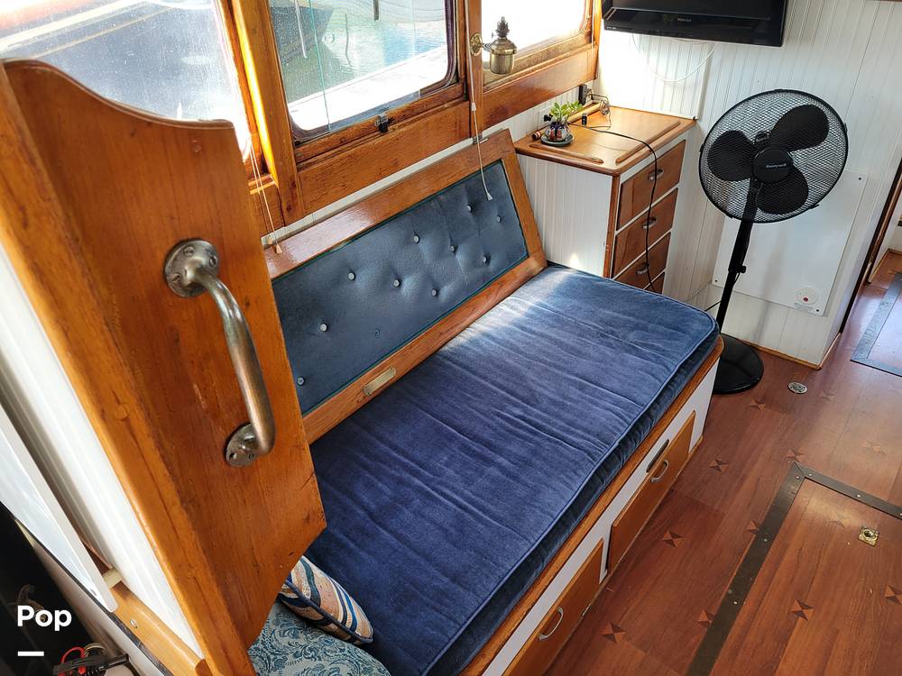 Slide: The Image of Ed Monk Tri Cabin Canoe Stern Diesel Motor Yacht 1951 - 14784977