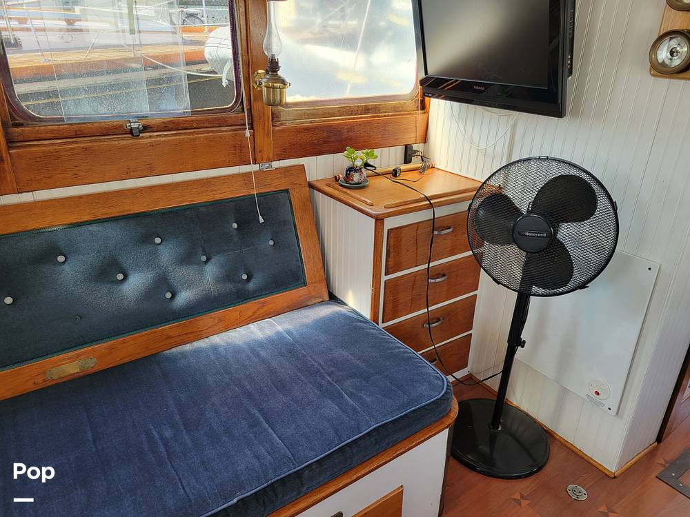 Slide: The Image of Ed Monk Tri Cabin Canoe Stern Diesel Motor Yacht 1951 - 14784979