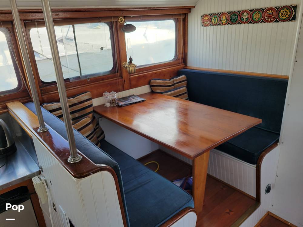 Slide: The Image of Ed Monk Tri Cabin Canoe Stern Diesel Motor Yacht 1951 - 14784981
