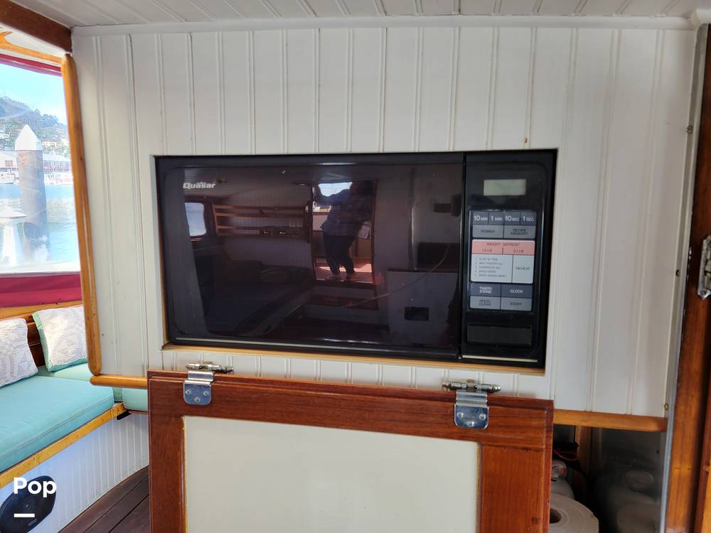 Slide: The Image of Ed Monk Tri Cabin Canoe Stern Diesel Motor Yacht 1951 - 14784986