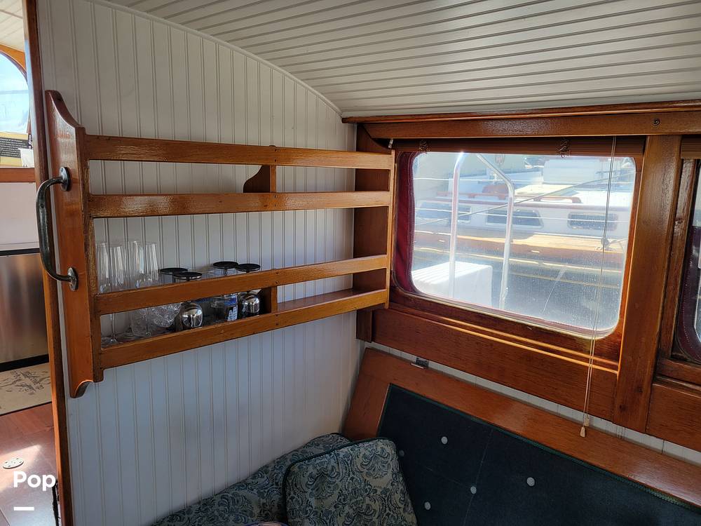 Slide: The Image of Ed Monk Tri Cabin Canoe Stern Diesel Motor Yacht 1951 - 14784988