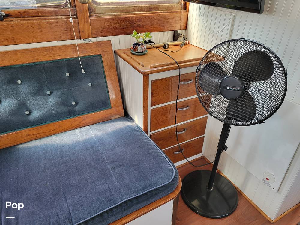 Slide: The Image of Ed Monk Tri Cabin Canoe Stern Diesel Motor Yacht 1951 - 14784989