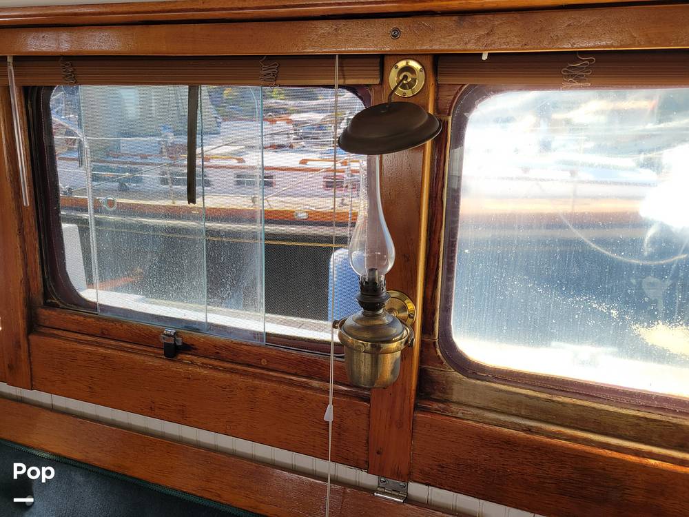 Slide: The Image of Ed Monk Tri Cabin Canoe Stern Diesel Motor Yacht 1951 - 14784991