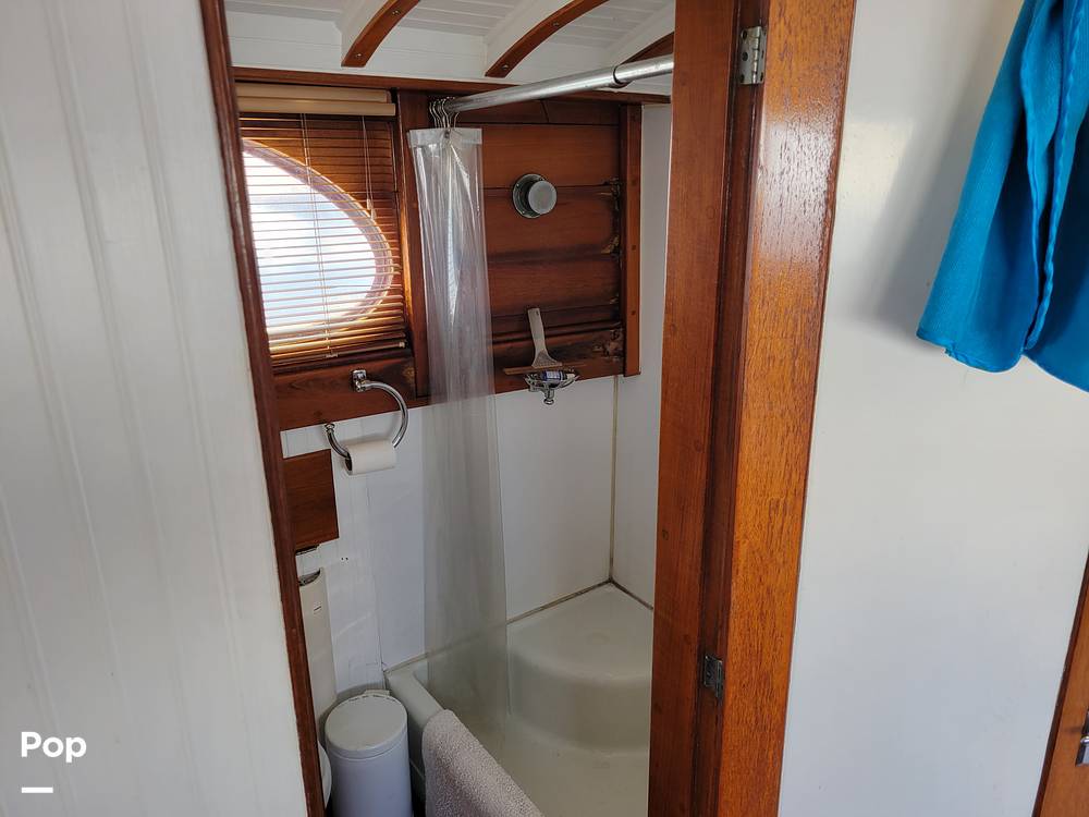 Slide: The Image of Ed Monk Tri Cabin Canoe Stern Diesel Motor Yacht 1951 - 14784994