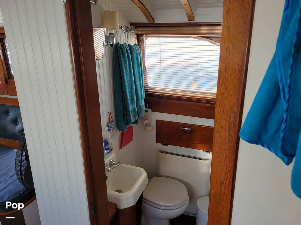 Slide: The Image of Ed Monk Tri Cabin Canoe Stern Diesel Motor Yacht 1951 - 14784995