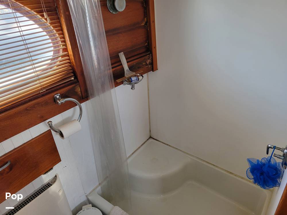 Slide: The Image of Ed Monk Tri Cabin Canoe Stern Diesel Motor Yacht 1951 - 14784996