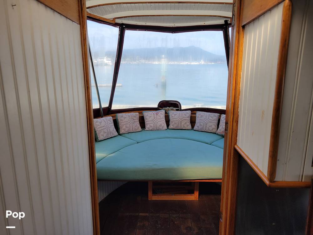 Slide: The Image of Ed Monk Tri Cabin Canoe Stern Diesel Motor Yacht 1951 - 14785002