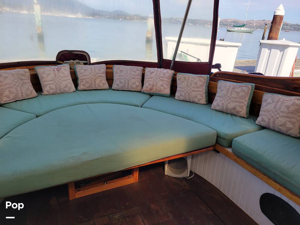 Slide: The Image of Ed Monk Tri Cabin Canoe Stern Diesel Motor Yacht 1951 - 14785003