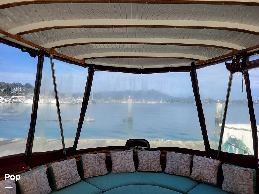 Slide: The Image of Ed Monk Tri Cabin Canoe Stern Diesel Motor Yacht 1951 - 14785006