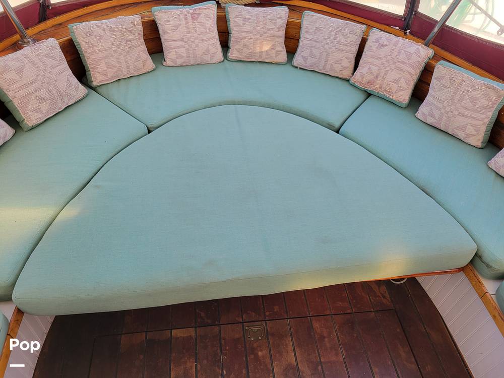 Slide: The Image of Ed Monk Tri Cabin Canoe Stern Diesel Motor Yacht 1951 - 14785007