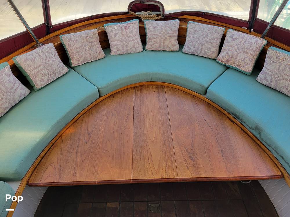 Slide: The Image of Ed Monk Tri Cabin Canoe Stern Diesel Motor Yacht 1951 - 14785008