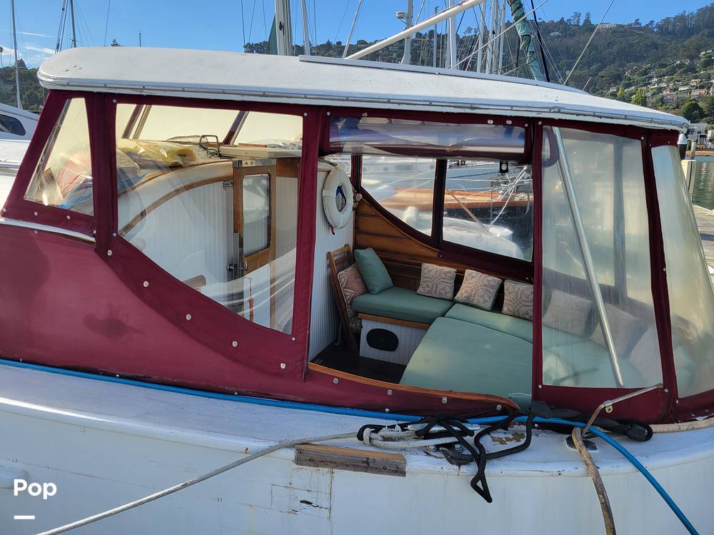 Slide: The Image of Ed Monk Tri Cabin Canoe Stern Diesel Motor Yacht 1951 - 14784906