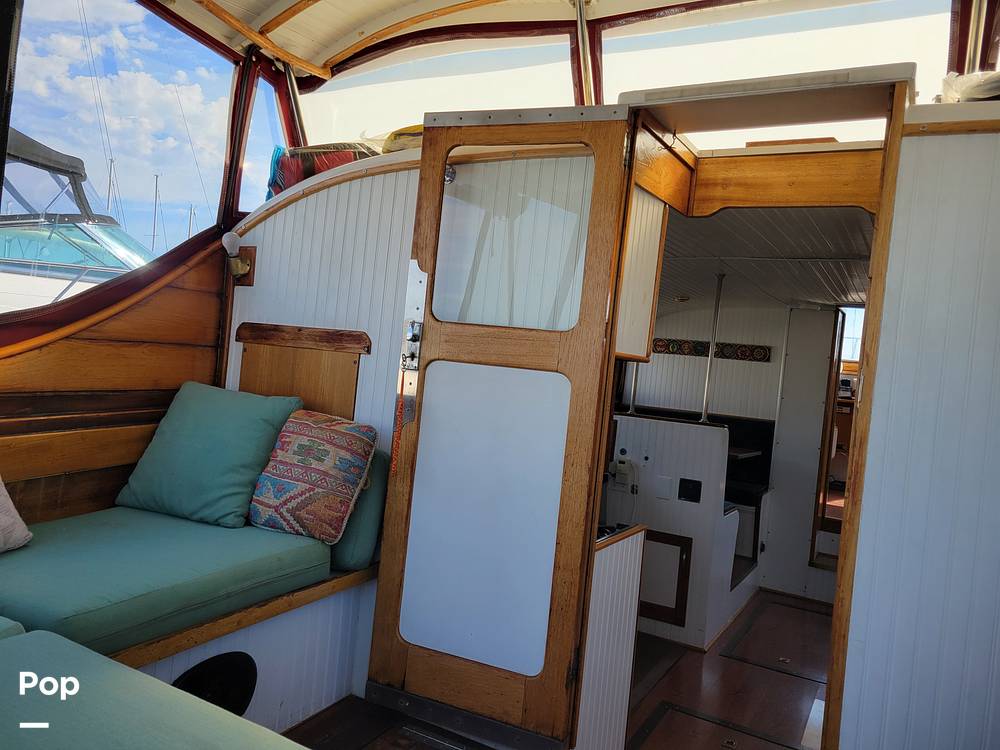 Slide: The Image of Ed Monk Tri Cabin Canoe Stern Diesel Motor Yacht 1951 - 14785010
