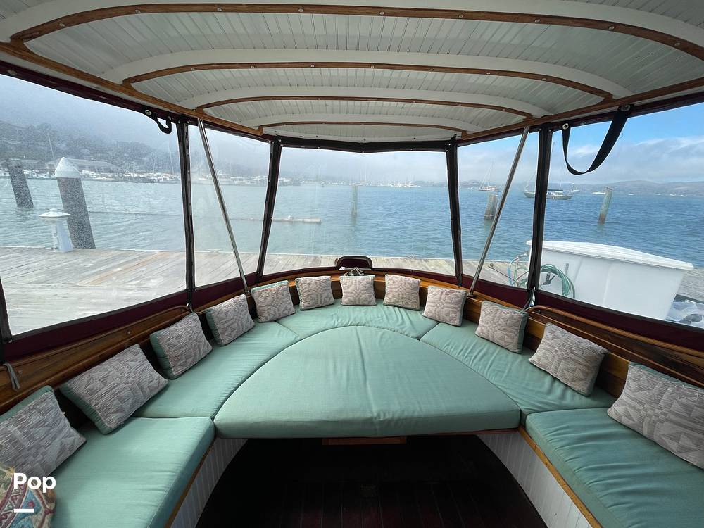 Slide: The Image of Ed Monk Tri Cabin Canoe Stern Diesel Motor Yacht 1951 - 14722840