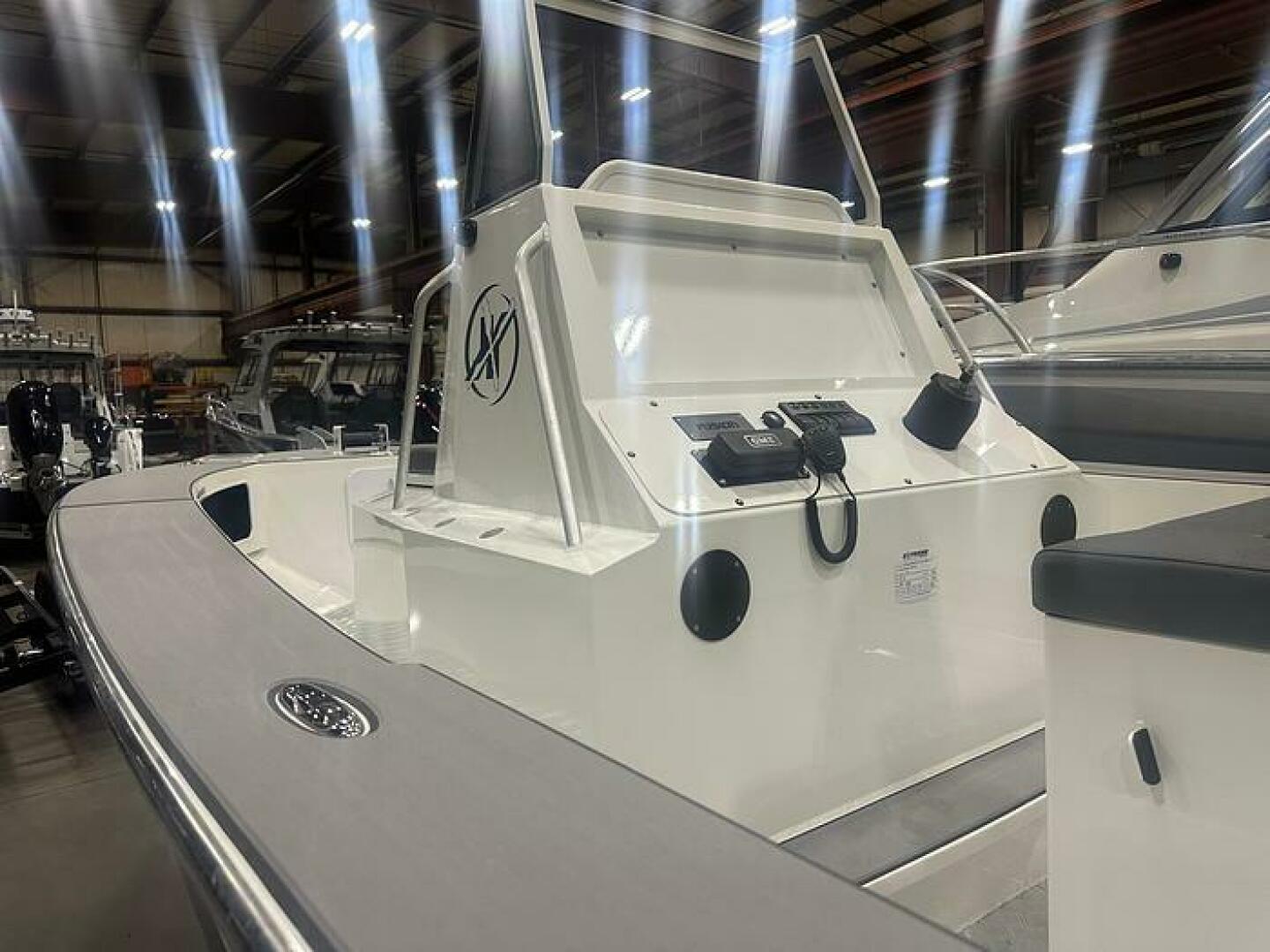 Slide: The Image of Aquatraction Flooing on Gunnels on the 2025 Extreme Boats 645 21' Center Console 2025 Extreme Boats 645 21' Center Console Flush Matting on the 2025 Extreme Boats 645 21' Center Console - 5254792