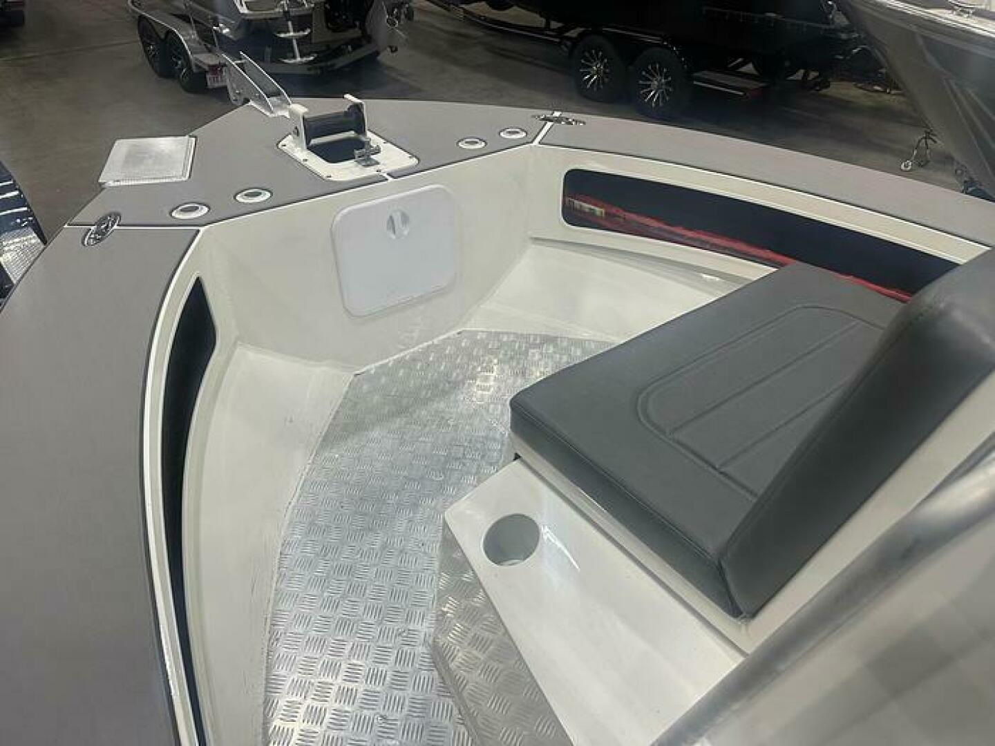 Slide: The Image of Bow Seating on the 2025 Extreme Boats 645 21' Center Console 2025 Extreme Boats 645 21' Center Console Bow Seat on the 2025 Extreme Boats 645 21' Center Console - 5254793