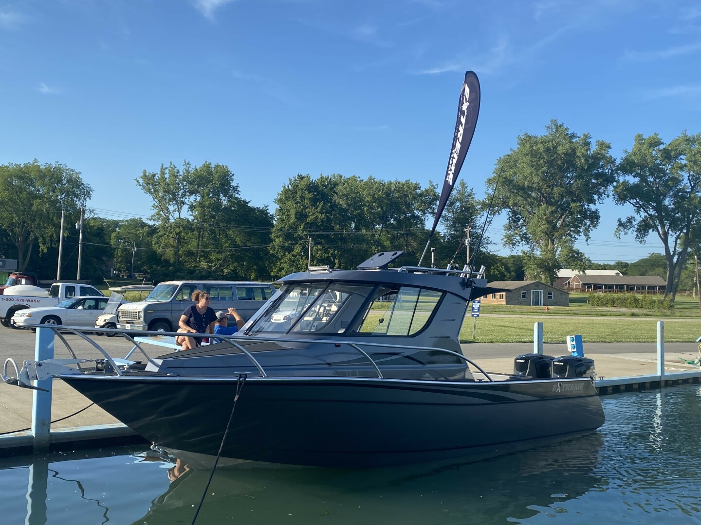 Slide: The Image of 2020 Extreme Boats 795 Walk Around for sale by Parma Marine Stern view on the 2020 Extreme Boats 795 Walk Around - 5308746