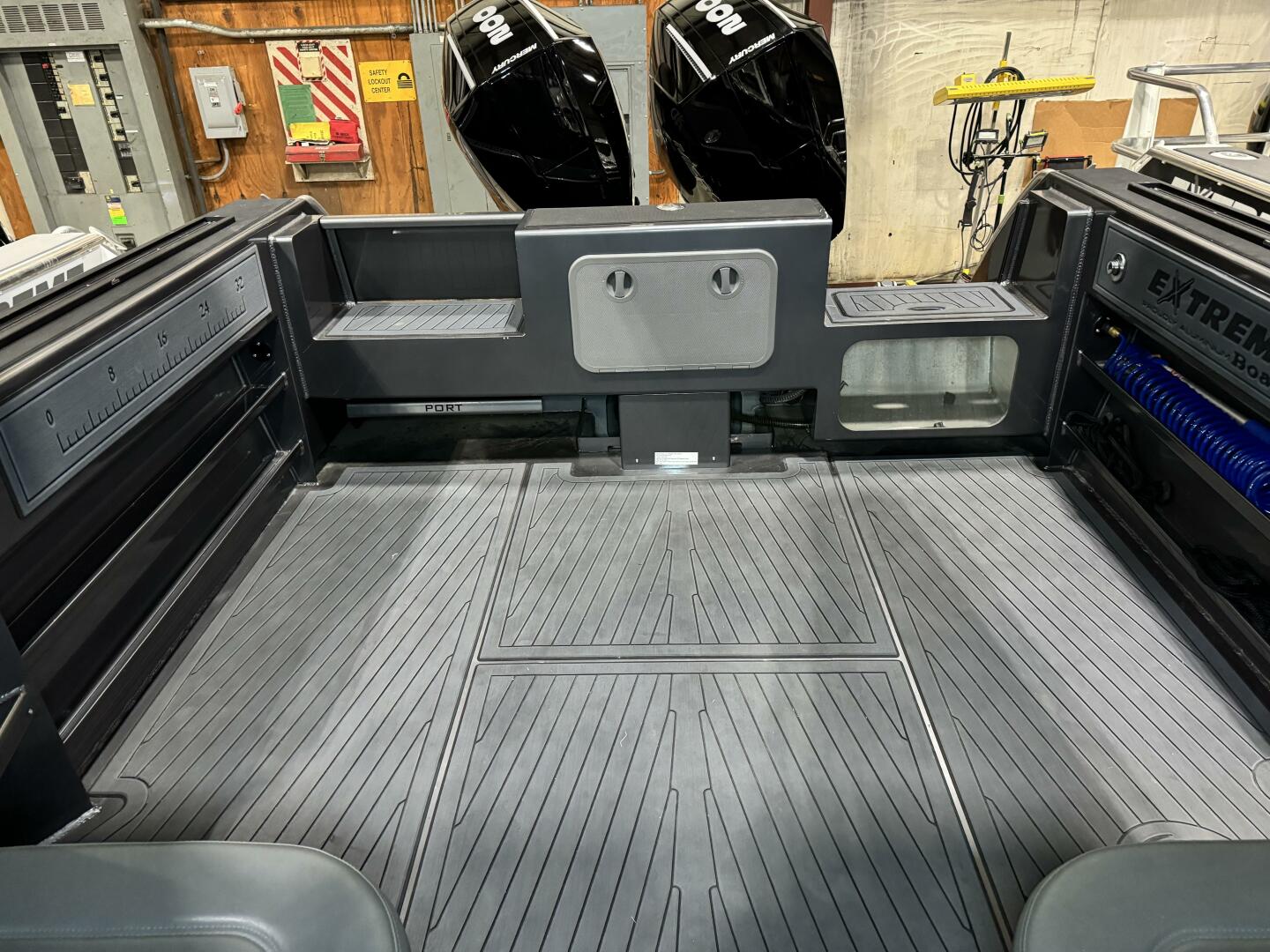 Slide: The Image of 2020 Extreme Boats 795 Walk Around Cockpit SeaDek and transom transom cockpit 2020 Extreme Boats 795 Walk Around - 5311264