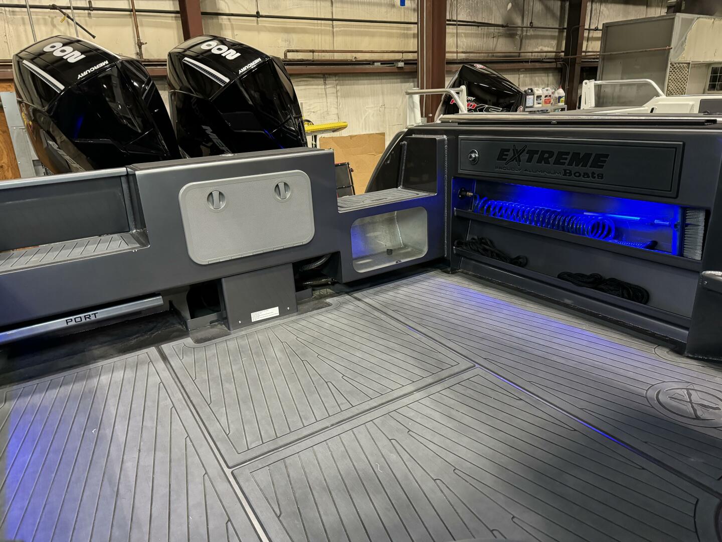 Slide: The Image of Gunnel Lighting Lighting on the gunnel of this 2020 Extreme boats 795 Walk Around for sale by Parma Marine - 5311267