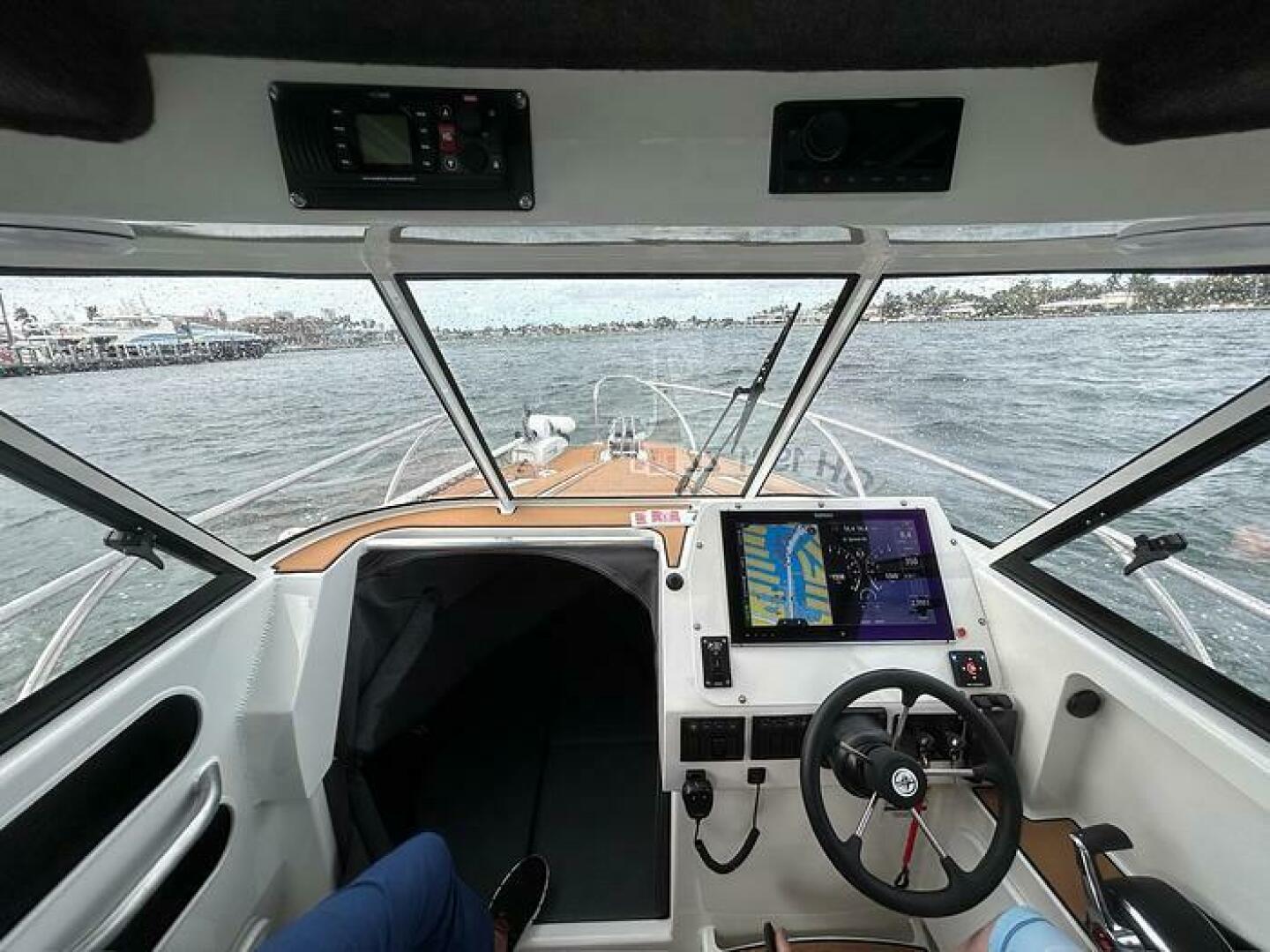 Slide: The Image of Helm View  2024 Extreme Boats 795 Walk Around 26' Helm View  - 5184984