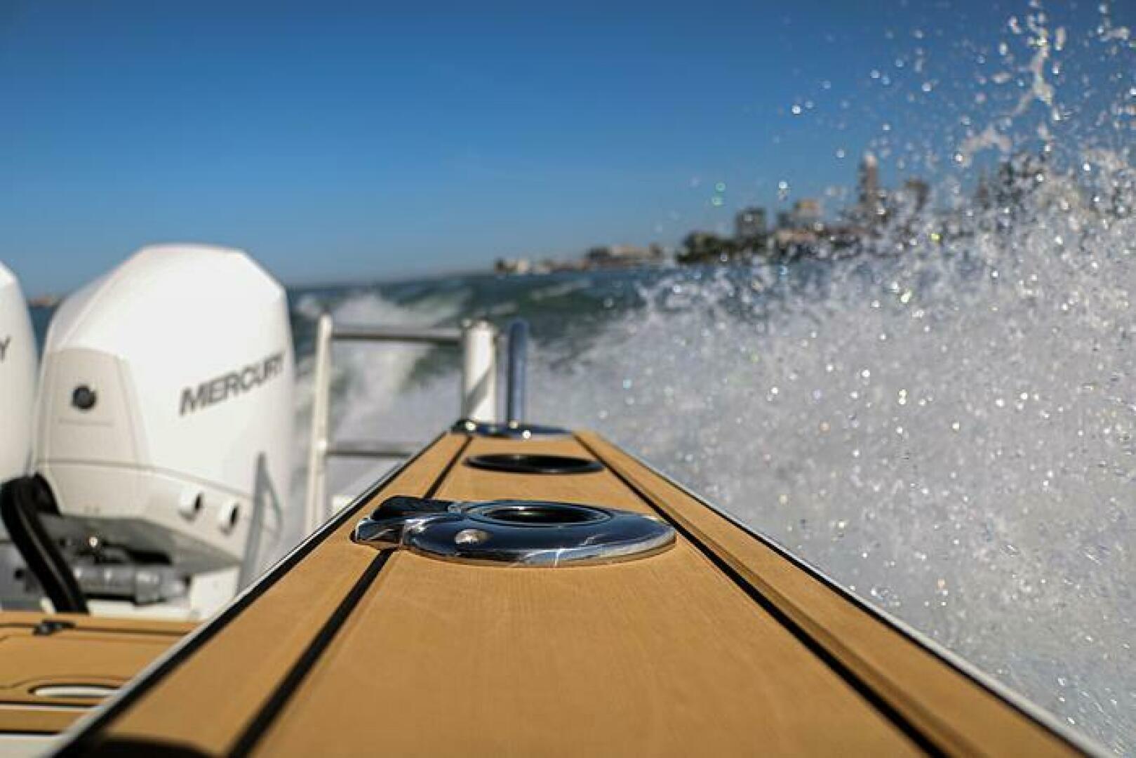 Slide: The Image of Deadrise, Keel, and Reverse Chines leaving your Drive  Extreme Boats 795 Walk Around 26' Design Advanges  - 5184979