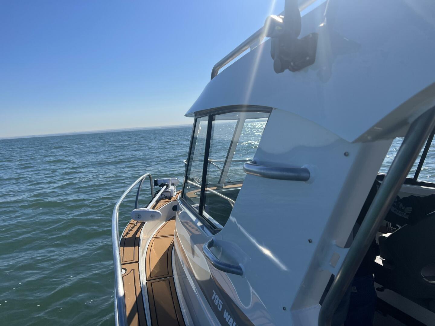 Slide: The Image of Walk Around and Pillar Steps to Hardtop 2024 Extreme Boats 795 Walk Around 26' with safe gunnels and pillar steps - 5184967