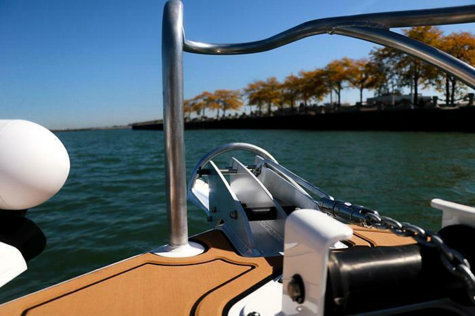 Slide: The Image of Drum Winch and Anchor on the 2024 Extreme Boats 795 Walk Around 26' 2024 Extreme Boats 795 Walk Around 26' Drum Winch Ready with Winch, anchor, and Rode - 5184978