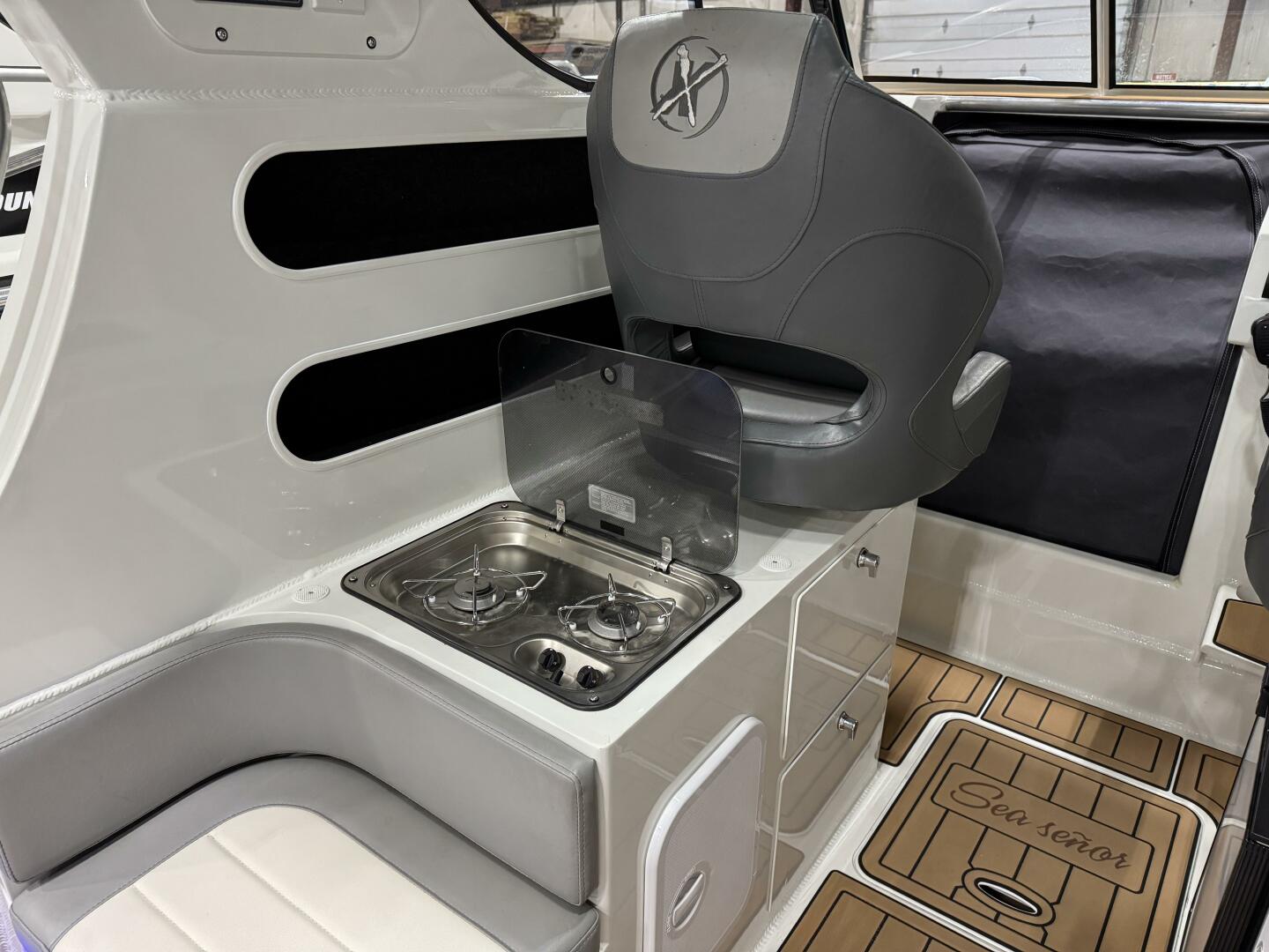 Slide: The Image of Range 2 Burner 2024 Extreme Boats 795 Walk Around 26' Seating Module with Range - 5185073