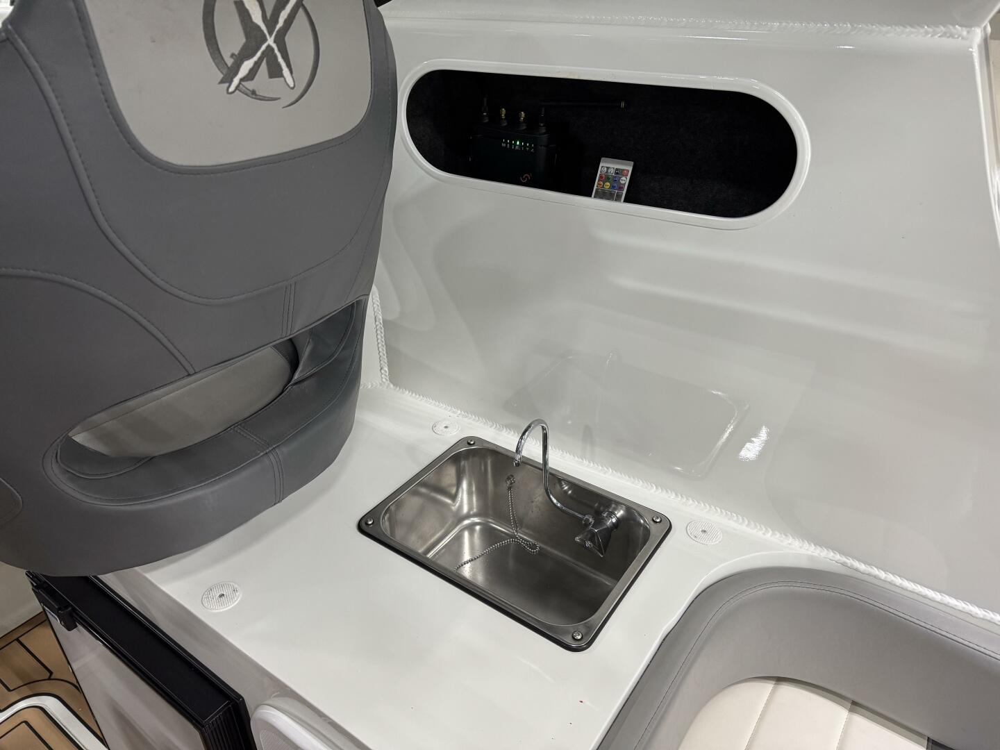 Slide: The Image of Sink 2024 Extreme Boats 795 Walk Around 26' Seating moduel with sink - 5185075