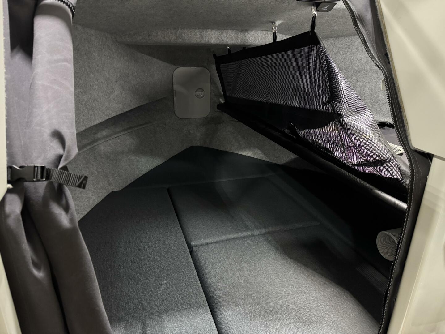 Slide: The Image of Cabin of the 2024 Extreme Boats 795 Walk Around 26' 2024 Extreme Boats 795 Walk Around 26' Inner Cabin w/Berth, AIr Conditioning, and Hammock - 5185077