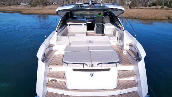 Slide: The Image of 2024 Fairline Targa 45 Open luxury yacht with spacious deck and modern design. - 4