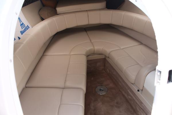 Slide: The Image of Interior of 2001 Formula 260 Sun Sport boat with beige seating. - 13
