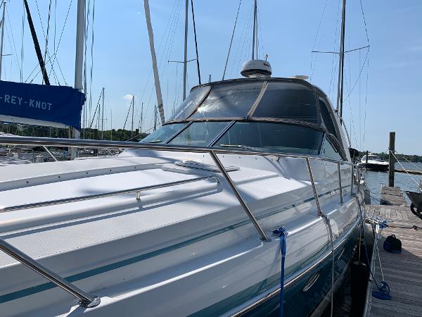 Slide: The Image of 2005 Formula 34 PC yacht docked at marina on a sunny day. - 40