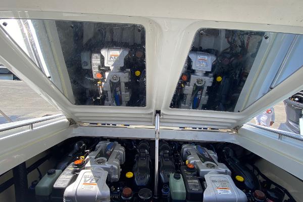 Slide: The Image of 2013 Formula 382 FASTech engine compartment with dual engines. - 9