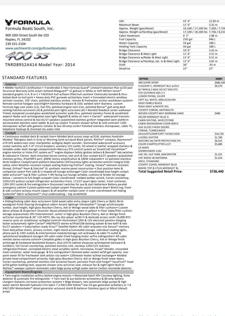 Slide: The Image of Formula 400 SS 2014 - 5105043