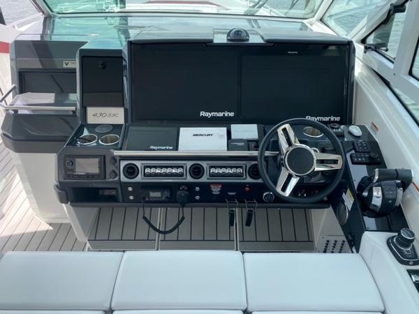 Slide: The Image of 2020 Formula 430 Super Sport Crossover helm with Raymarine electronics. - 6