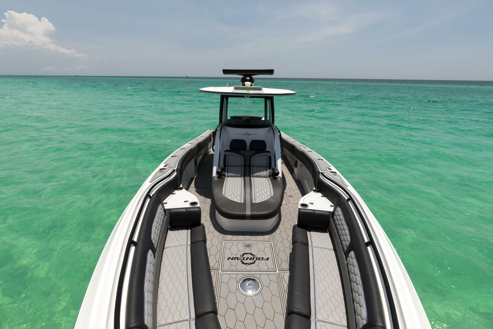 Slide: The Image of 2022 39 Fountain CC Miss Conduct Bow Looking Aft - 3866766