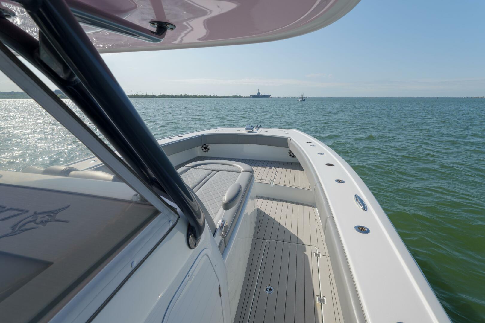 Slide: The Image of Freeman 37 Outnumbered- Bow Seating 2020 Freeman 37 Flybridge Outnumbered - 5235979