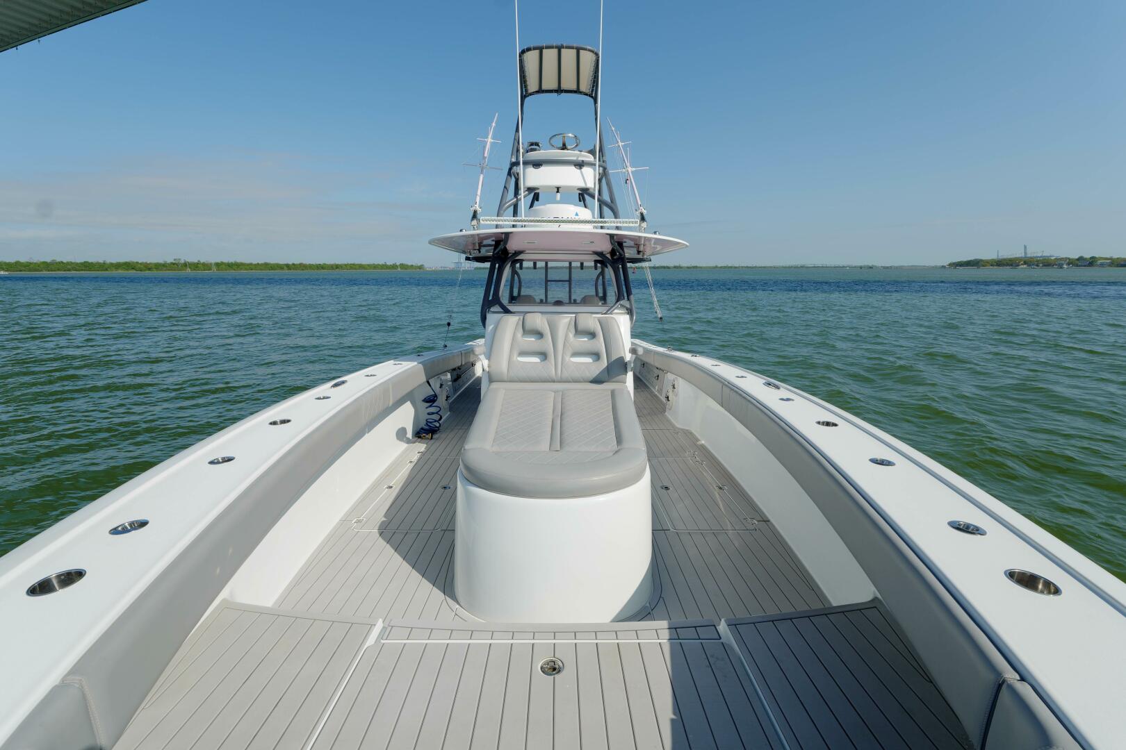 Slide: The Image of Freeman 37 Outnumbered- Bow Seating 2020 Freeman 37 Flybridge Outnumbered - 5235984