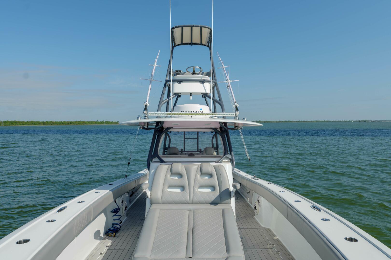 Slide: The Image of Freeman 37 Outnumbered- Bow Seating 2020 Freeman 37 Flybridge Outnumbered - 5235986