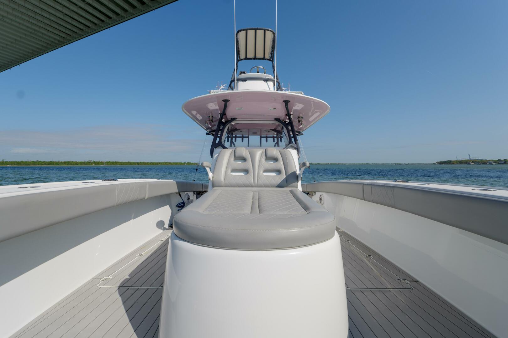 Slide: The Image of Freeman 37 Outnumbered- Bow Seating 2020 Freeman 37 Flybridge Outnumbered - 5235994