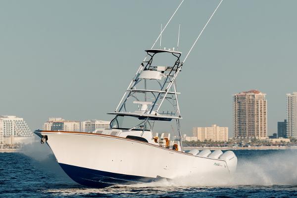 Slide: The Image of Front Runner 47 Center Console 2024 - 2
