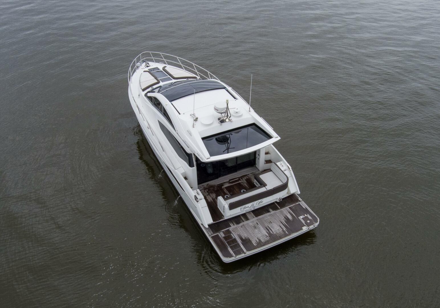 Slide: The Image of 2020 43 Galeon HTC _Sea La Vie_ Above Profile - 5344049