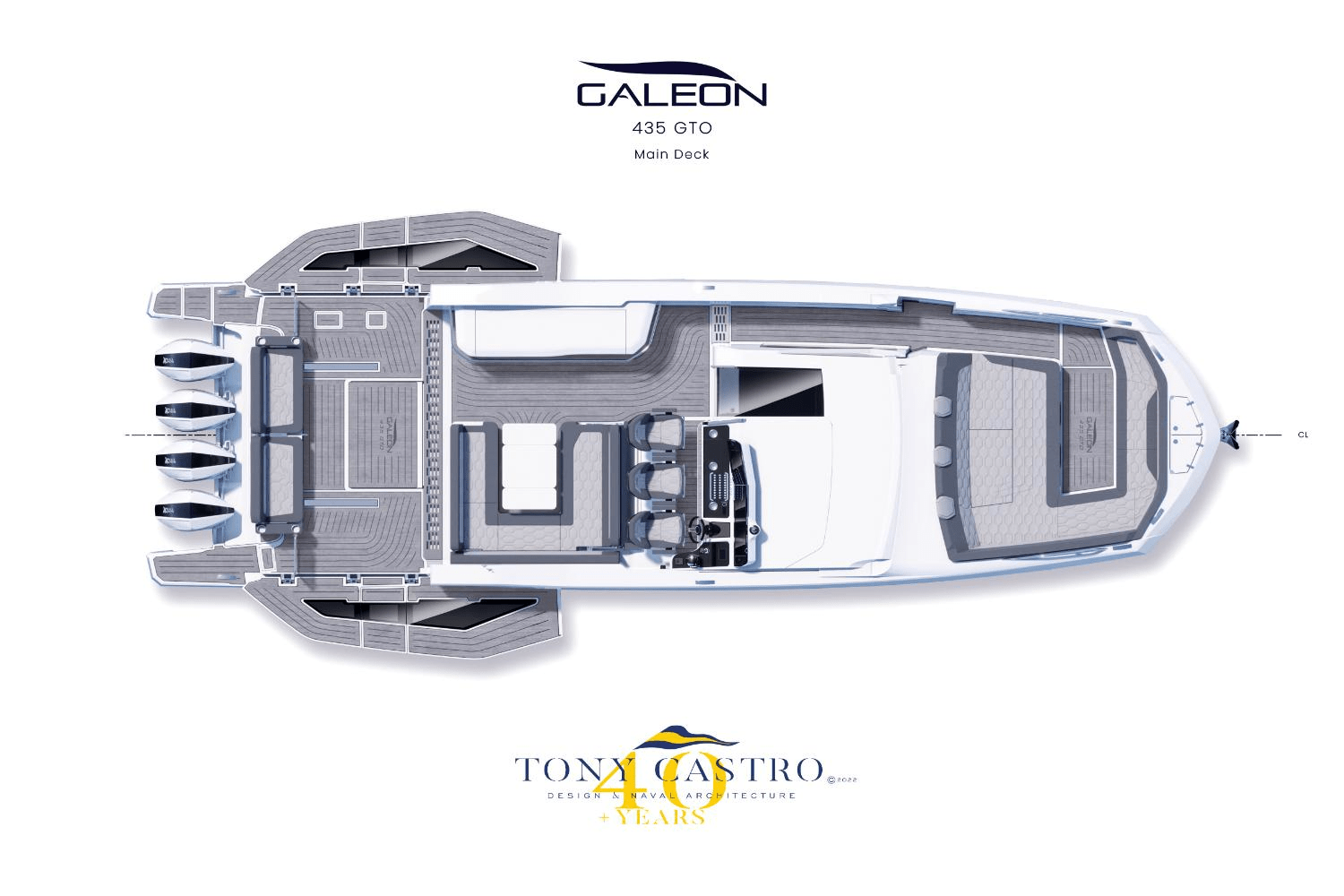 Slide: The Image of Galeon 435 GTO 2025 - 54