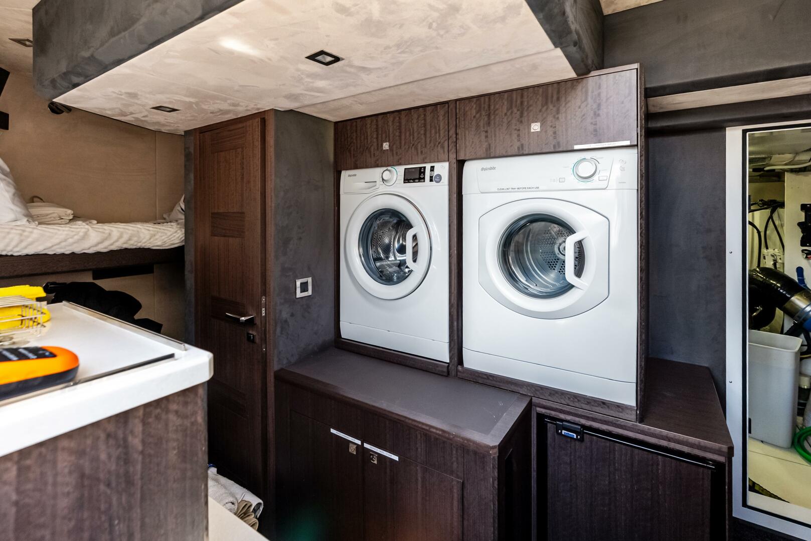 Slide: The Image of 2023 Galeon 640 Flybridge- FOOD FIGHTER- Crew quarters and Laundry - 5168464