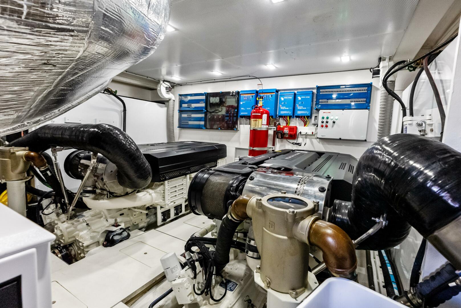 Slide: The Image of 2023 Galeon 640 Flybridge- FOOD FIGHTER- Engine Room - 5168466